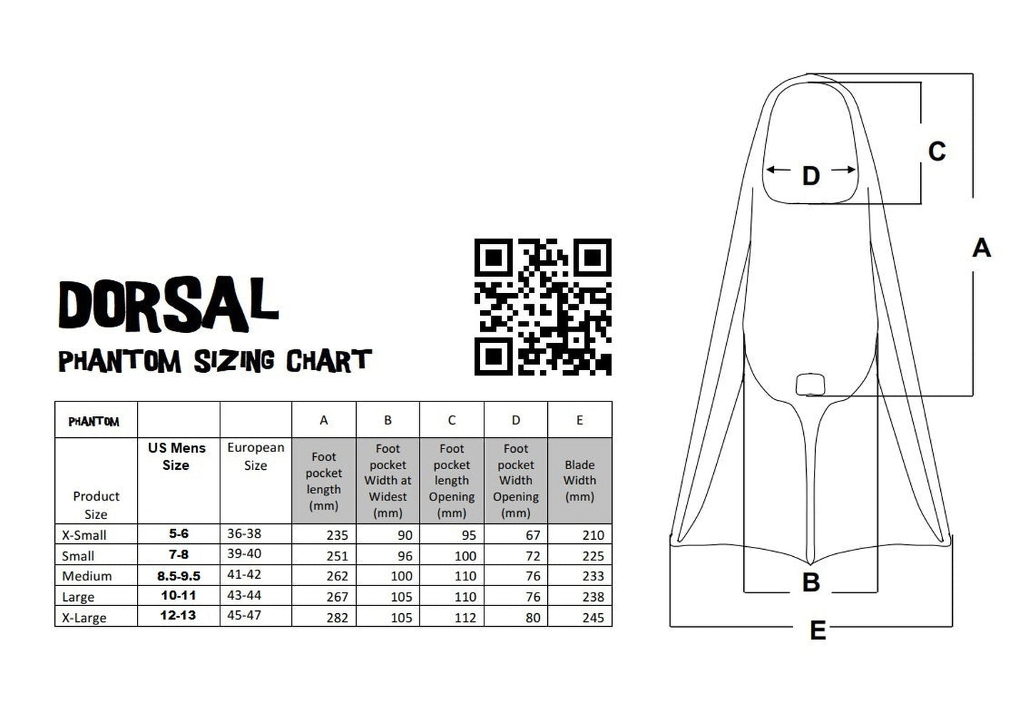 DORSAL Lifeguard Floating Swimfins (Flippers)