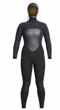 WOMENS DRYLOCK 6/5/4MM HOODED FULLSUIT