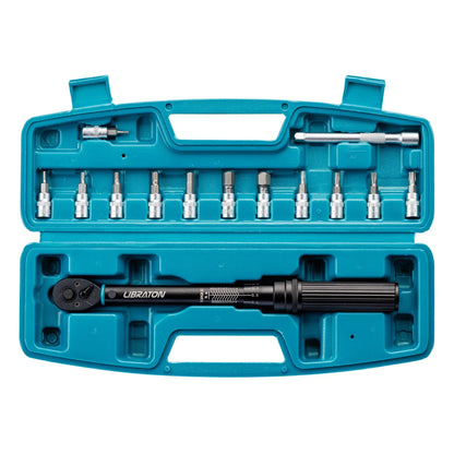 14-Piece Bike Torque Wrench Set Blue